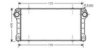 toyota INTERCOOLER 2.0 D4-deurs / 2.2 D4-deurs