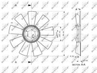 Koelventilatorwiel NRF 49854