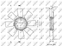 Koelventilatorwiel NRF 49857