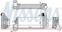 Nissens Intercooler, inlaatluchtkoeler 96221