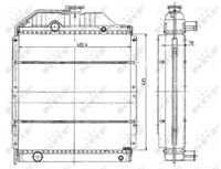 Radiator, motorkoeling NRF 50489