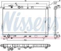 Kühler, Motorkühlung Nissens 67026