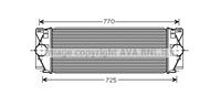 Ava Quality Cooling Intercooler, inlaatluchtkoeler VNA4267