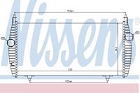 Nissens Interkoeler, tussenkoeler 96617