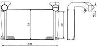 Intercooler, inlaatluchtkoeler NRF 30093