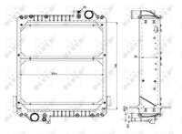 Radiator, motorkoeling NRF 54085
