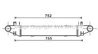 mercedes-benz Intercooler, inlaatluchtkoeler