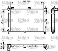 Radiator, motorkoeling Valeo 731022