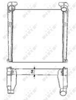 Intercooler, inlaatluchtkoeler NRF 30144