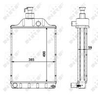 Radiator, motorkoeling EASY FIT NRF 501768