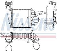 Nissens Intercooler, inlaatluchtkoeler 96469