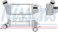 Nissens Interkoeler, tussenkoeler 96512