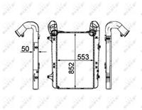 Intercooler, inlaatluchtkoeler  NRF 30200