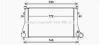 Ava Quality Cooling Intercooler, inlaatluchtkoeler VN4403
