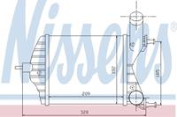 Nissens Interkoeler, tussenkoeler 96703