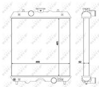 Radiator, motorkoeling EASY FIT NRF 54102