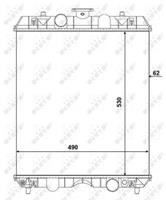 Radiator, motorkoeling EASY FIT NRF 54106