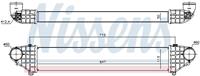 Nissens Intercooler, inlaatluchtkoeler 96722