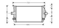 International Radiators INTERCOOLER ESPACE/LAGUNA 1.9TD met AIRCO 43004277