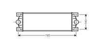 International Radiators Intercooler 43004329