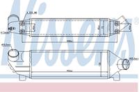 Nissens Interkoeler, tussenkoeler 96733