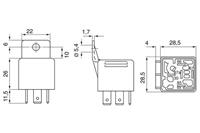 Bosch Relais, Kraftstoffpumpe  0 332 019 110