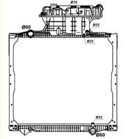 NRF Kühler, Motorkühlung  58278