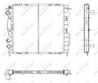 Radiateur EASY FIT NRF, u.a. für Renault