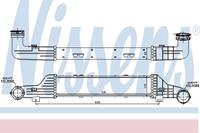 Nissens Interkoeler, tussenkoeler 96784