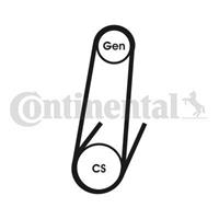 continentalctam Poly V-riem CONTINENTAL CTAM 4PK611 ELAST