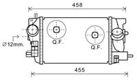 opel INTERCOOLER MERIVA 1.4i MT 10-