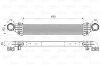 mercedes Intercooler, inlaatluchtkoeler 818337