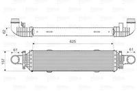 mercedes-benz Intercooler, inlaatluchtkoeler 818631