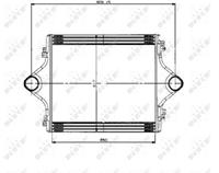 Intercooler, inlaatluchtkoeler NRF 309005