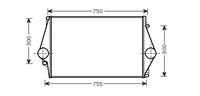 International Radiators Intercooler -12/02 59004136