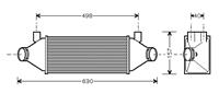 International Radiators INTERCOOLER Turbo Diesel RWD 18004314