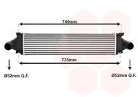 International Radiators Intercooler, inlaatluchtkoeler 59014703