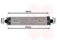 International Radiators Intercooler, inlaatluchtkoeler 18014713