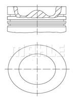 Mahle Original Kolben  037 PI 00106 000