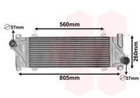 vanwezel Intercooler, inlaatluchtkoeler VAN WEZEL 30004448