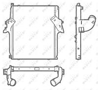 NRF Intercooler, inlaatluchtkoeler 30021