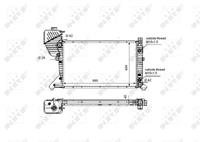 mercedes Radiateur 55349