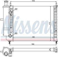 Radiateur NISSENS 61788