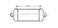 Ava Quality Cooling Intercooler, inlaatluchtkoeler FDA4406