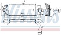 Nissens Intercooler, inlaatluchtkoeler 96202