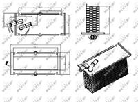 NRF Intercooler, inlaatluchtkoeler 30292