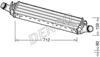 Denso Intercooler, inlaatluchtkoeler DIT02038