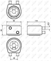 NRF Ölkühler, Motoröl  31300