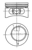 Kolbenschmidt Kolben  92123610