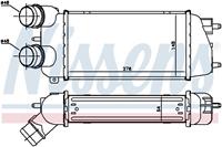 Nissens Intercooler 96495